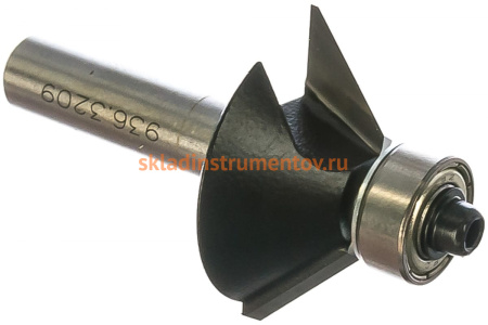 Фреза PRO фасочная с нижним подшипником (31.7х9.5х53 мм; S 8 мм; 45 градусов) CMT 936.3209