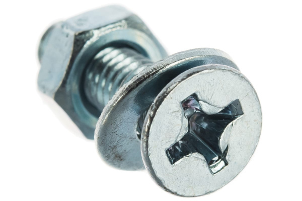 Винт ЗУБР DIN965 в комплекте с гайкой DIN934 M4 x 16 мм, 30 шт, 303456-04-016