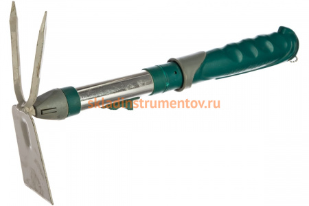 Садовая мотыжка RACO прямое лезвие / 2 зубца, коннекторная система, 32см 4205-53516