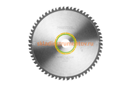 Диск пильный универсальный HW 260x2,4x30 мм, 60 зубьев FESTOOL 494604