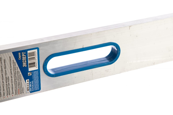 Правило-уровень ЭКСПЕРТ с ребром жесткости 2,5м Зубр 1075-2.5_z01