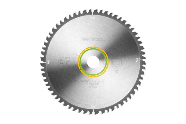 Диск пильный универсальный HW 260x2,4x30 мм, 60 зубьев FESTOOL 494604