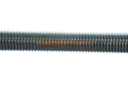 Шпилька резьбовая DIN 975 оцинкованная (М20х1000 мм; ТФ0) Зубр 4-303350-20-1000