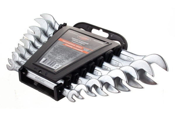 Набор рожковых ключей 6-22 мм 8 предметов AV Steel AV-030080