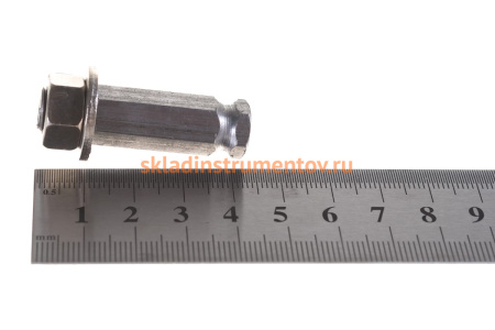 Адаптер-ось 9 мм, длина резьбы 10 мм ROSSVIK 18206