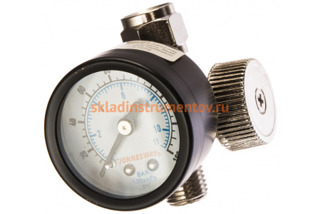 Регулятор воздуха с манометром для "Краскопульта" ACC-3806R Jonnesway 47568