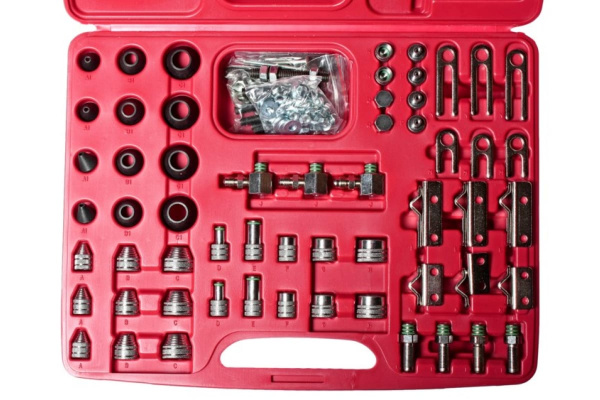 Набор адаптеров для тестирования автокондиционера универсальный в кейсе JTC 1402