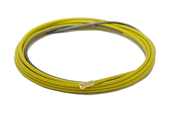 Канал стальной изолированный (5 м; 1.2-1.6 мм; желтый) Aurora 12120