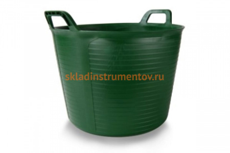 Пластиковая зеленая корзина RUBI №3 40 л 88728