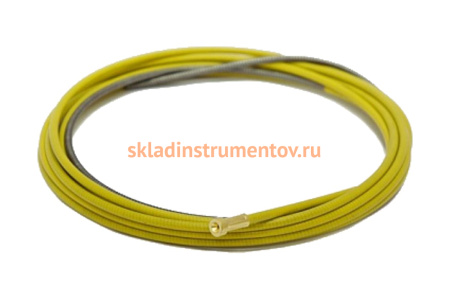 Канал стальной изолированный (5 м; 1.2-1.6 мм; желтый) Aurora 12120