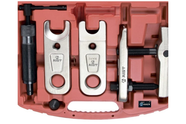 Съемник шаровых опор винтовой гидравлический AIST 12 т, в наборе 67222625 00-00015719