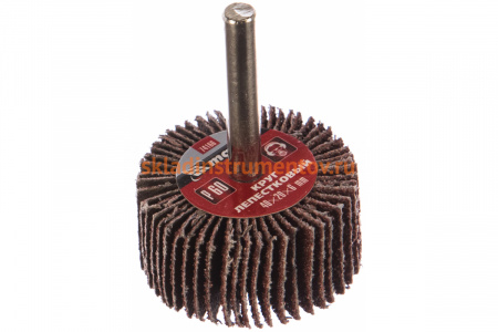 Круг лепестковый (40x20x6 мм; P 60) для дрели MATRIX 74166