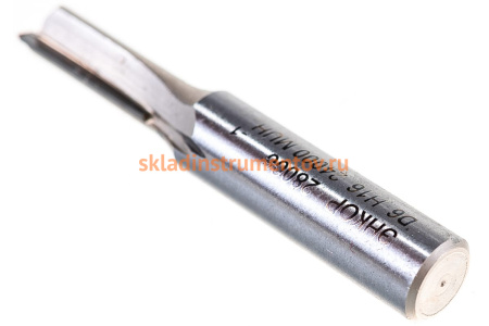 Фреза пазовая прямая (6x16 мм; хвостовик 8 мм) по ДСП Энкор 28006