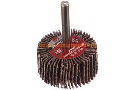 Круг лепестковый (40x20x6 мм; P 60) для дрели MATRIX 74166