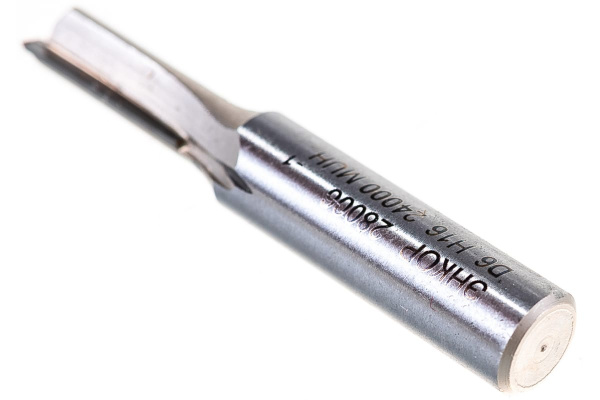 Фреза пазовая прямая (6x16 мм; хвостовик 8 мм) по ДСП Энкор 28006