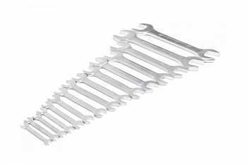 Набор ключей HORTZ гаечных двусторонних 15шт. 10-55 хром. 103551