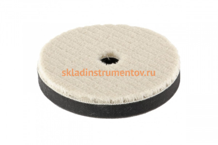 Насадка полировальная под липучку (125 мм, короткая плетеная шерстяная нить) MATRIX 75962