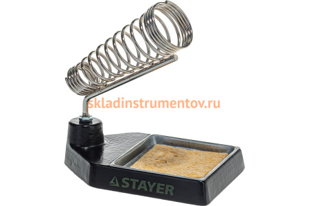 Подставка для паяльников "MASTER", литая Stayer 55319 Подставка для паяльников "MASTER", литая Stayer 55319