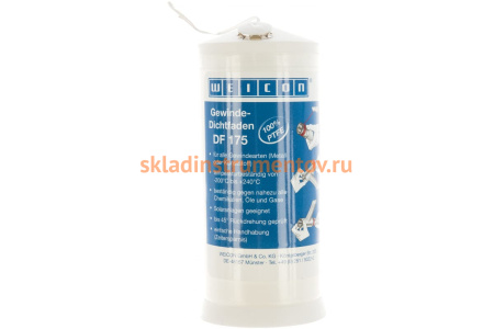 Нить для уплотнения резьбы DF 175 175 м с PTFE WEICON wcn30010175