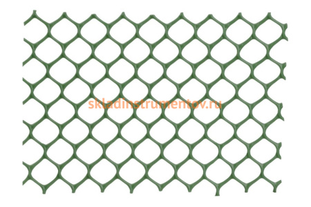 Сетка заборная пластиковая (2х30 м; ячейка 32х32 мм) Grinda 422268