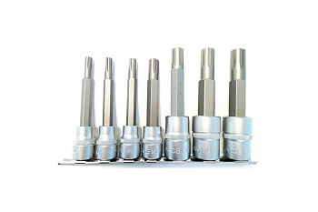 Набор головок Spline 3/8” и 1/2”, 7 шт. FORCE 3078