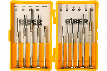 Набор отверток для точных работ 11шт Biber 85566 тов-159181