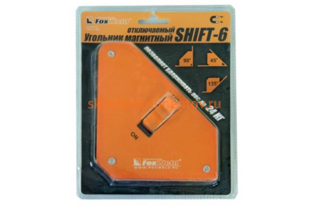 Отключаемый магнитный угольник Foxweld SHIFT-6 до 24кг 5388
