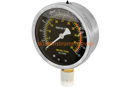 Манометр для гидравлического пресса OHT630М Ombra 55891