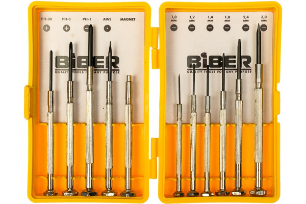 Набор отверток для точных работ 11шт Biber 85566 тов-159181