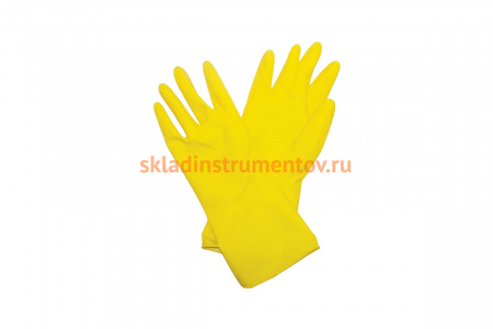 Латексные перчатки с х/б напылением Biber р-р L 96273 тов-097409