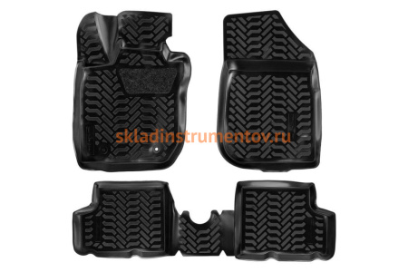 Ковры в салон Airline 3D для Renault Duster 2WD 11-15 ACM-PS-53