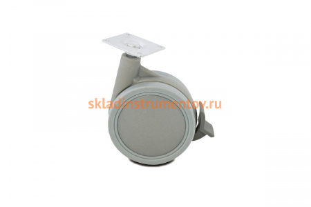 Колесная опора с тормозом, с поворотной площадкой JET 340 D60мм FU340B.060GR99