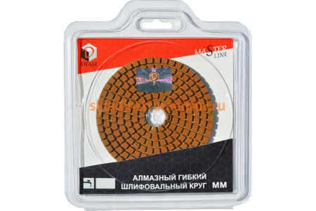 Круг алмазный гибкий шлифовальный АГШК (100х2.5 мм; BUFF; мокрая) Diam 000573