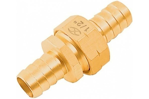 Латунный коннектор Truper для шланга 1/2" мама-папа CFM-1/2B 12704