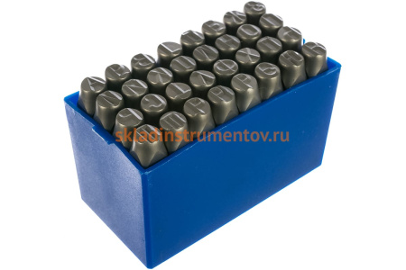 Буквенные клейма Зубр, шрифт 8 мм 21503-08_z01