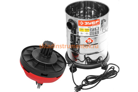 Строительный пылесос ЗУБР МАСТЕР М3-30 ПУ-30-1400 М3