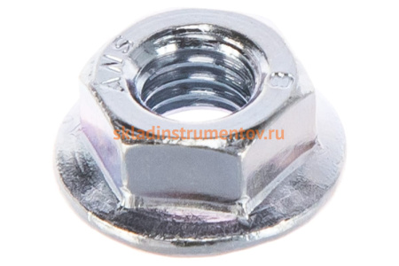 Гайка с фланцем ЗУБР DIN 6923, M6, 5 кг, (примерно 1600 шт.) кл. пр. 8, оцинкованная 303630-06