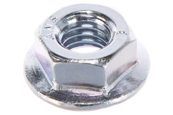 Гайка с фланцем ЗУБР DIN 6923, M6, 5 кг, (примерно 1600 шт.) кл. пр. 8, оцинкованная 303630-06