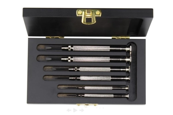 Набор шлицевых плоских отверток для точных работ, 6 шт. Felo 24596106