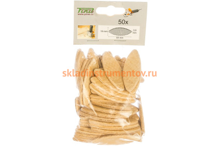 Соединительная ламель 53х19х4мм, 50шт PINIE 160-1050