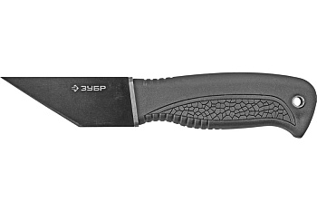 Сапожный нож с эргономичной обрезиненной рукояткой 175мм Зубр ЭКСПЕРТ 0955