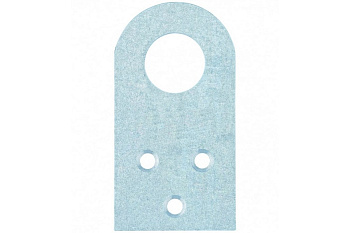 Прямая проушина СИБРТЕХ 2 мм 70х30 мм цинк 46502