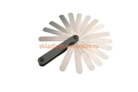 Набор щупов №3 GRIFF 0.55-1.0 мм, 10 пластин, длина 70 мм D127015