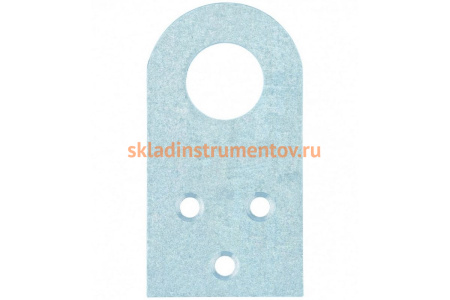 Прямая проушина СИБРТЕХ 2 мм 70х30 мм цинк 46502