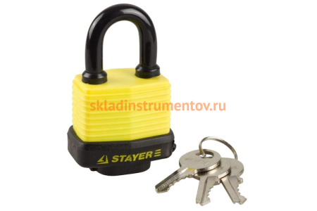 Навесной всепогодный замок 60 мм STAYER MASTER 37140-50