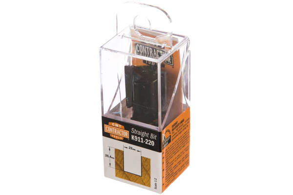 Фреза концевая пазовая Contractor (22x20x57.2 мм; Z=2) CMT K911-220