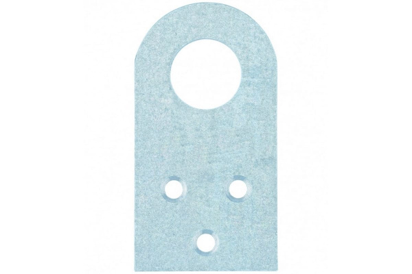 Прямая проушина СИБРТЕХ 2 мм 70х30 мм цинк 46502