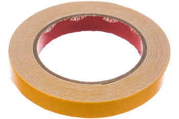 Монтажная клейкая лента на вспененной основе КУРС белая, 15мм х 5м 11783