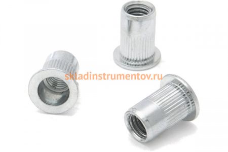 Заклепки резьбовые стальные с насечкой (150 шт; М10х21 мм) Дело техники 457921