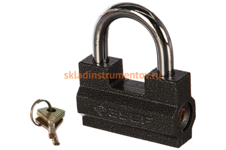 Навесной замок повышенной защищенности 85х55 мм ЗУБР МАСТЕР 37201-7_z01